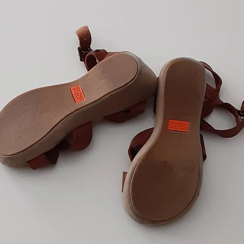 Michael Kors kids - leather platforms little girls size 1